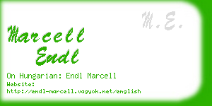 marcell endl business card
